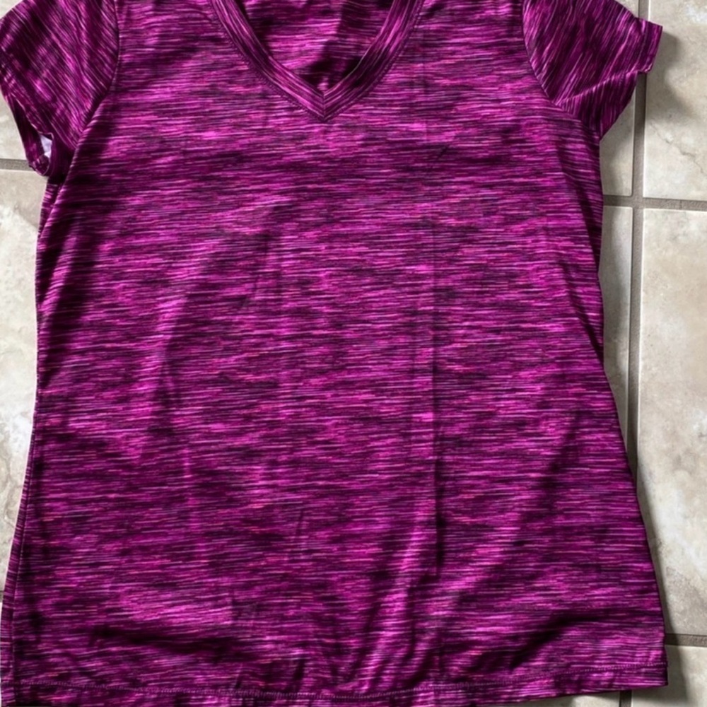 Xersion Women's Vibrant Purple Short Sleeve Tee - Picture 3 of 4